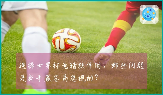 选择世界杯竞猜软件时，哪些问题是新手最容易忽视的？