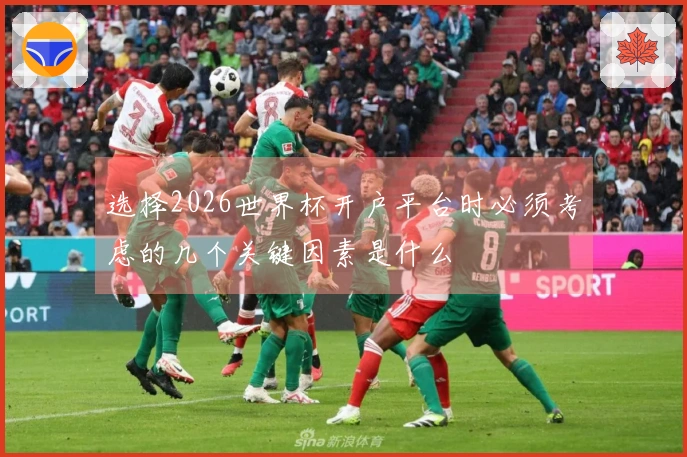 选择2026世界杯开户平台时必须考虑的几个关键因素是什么